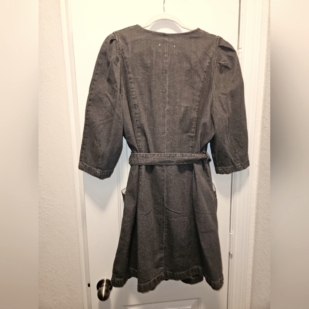 Universal Thread Denim Wrap Dress - image 4
